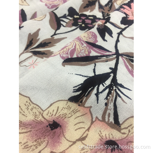 Rayon Crêpe 3024S Impression Tissé Fabirc